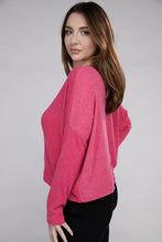 Load image into Gallery viewer, Ribbed Dolman Long Sleeve Sweater
