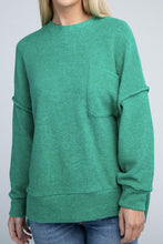 Load image into Gallery viewer, Brushed Melange Drop Shoulder Oversized Sweater
