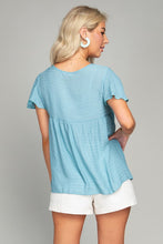 Load image into Gallery viewer, Tie Neck Butterfly Sleeve Blouse
