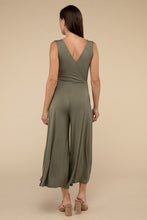 Load image into Gallery viewer, Surplice Neckline Sleeveless Jumpsuit
