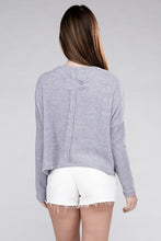 Load image into Gallery viewer, Ribbed Dolman Long Sleeve Sweater
