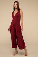 Load image into Gallery viewer, Surplice Neckline Sleeveless Jumpsuit
