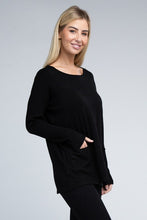 Load image into Gallery viewer, Viscose Front Pockets Sweater
