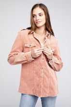 Load image into Gallery viewer, Corduroy Buttoned Down Jacket
