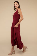 Load image into Gallery viewer, Surplice Neckline Sleeveless Jumpsuit

