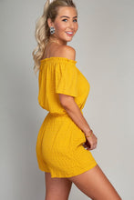 Load image into Gallery viewer, Off Shoulder Top &amp; Shorts Pants Set
