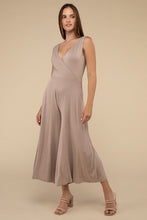 Load image into Gallery viewer, Surplice Neckline Sleeveless Jumpsuit
