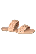 Load image into Gallery viewer, LIVIA-22-BRAID STRAP SLIDE SANDALS
