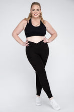 Load image into Gallery viewer, Plus Size V Waist Full Length Leggings
