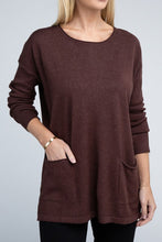 Load image into Gallery viewer, Viscose Front Pockets Sweater
