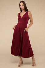 Load image into Gallery viewer, Surplice Neckline Sleeveless Jumpsuit
