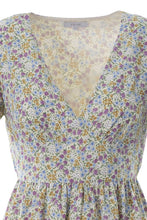 Load image into Gallery viewer, Floral V neck dress
