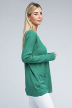 Load image into Gallery viewer, Viscose Front Pockets Sweater
