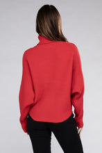 Load image into Gallery viewer, Viscose Dolman Sleeve Turtleneck Sweater
