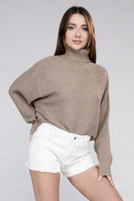 Load image into Gallery viewer, Viscose Dolman Sleeve Turtleneck Sweater

