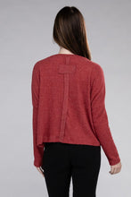 Load image into Gallery viewer, Ribbed Dolman Long Sleeve Sweater
