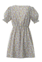 Load image into Gallery viewer, Floral V neck dress
