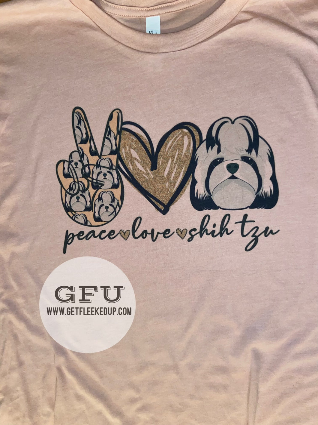Peace Love Shih Tzu Shirt
