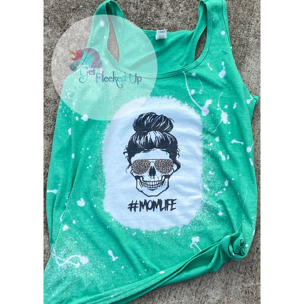 Mom leopard skull tank - Get Fleeked Up