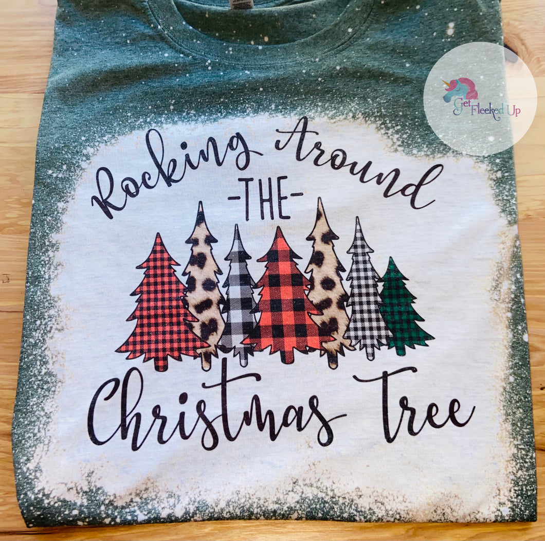 Rocking Around the Christmas Tree Acid Wash