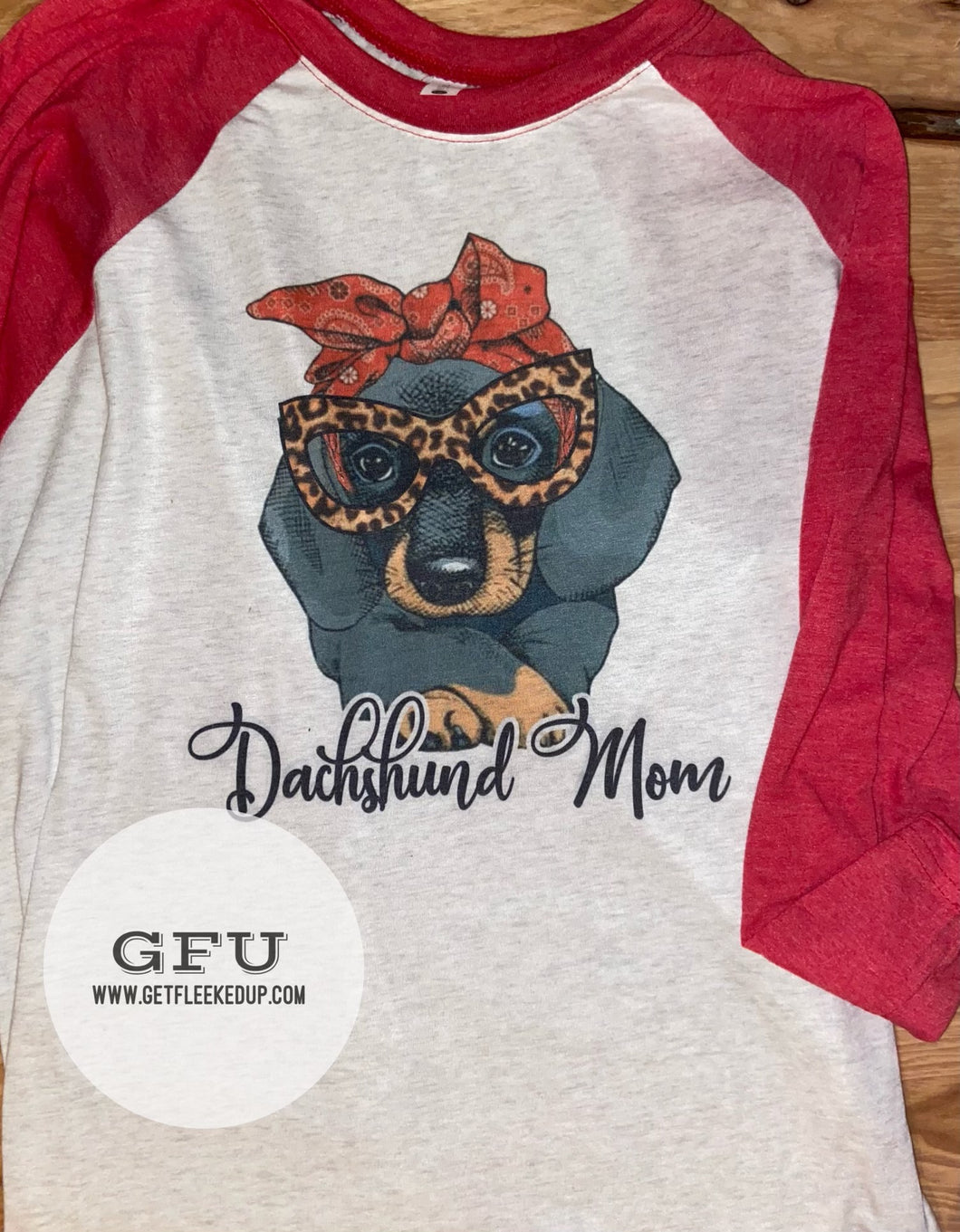 Dachshund Mom Raglan Shirt